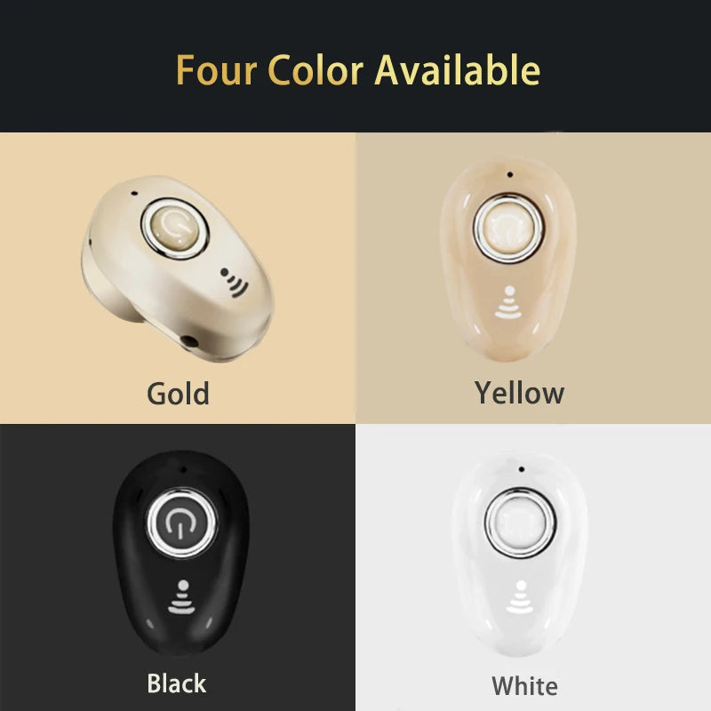 Mini Invisible Ture Wireless Earphone Noise Cancelling Bluetooth Headphone Handsfree Stereo Headset TWS Earbud With Microphone