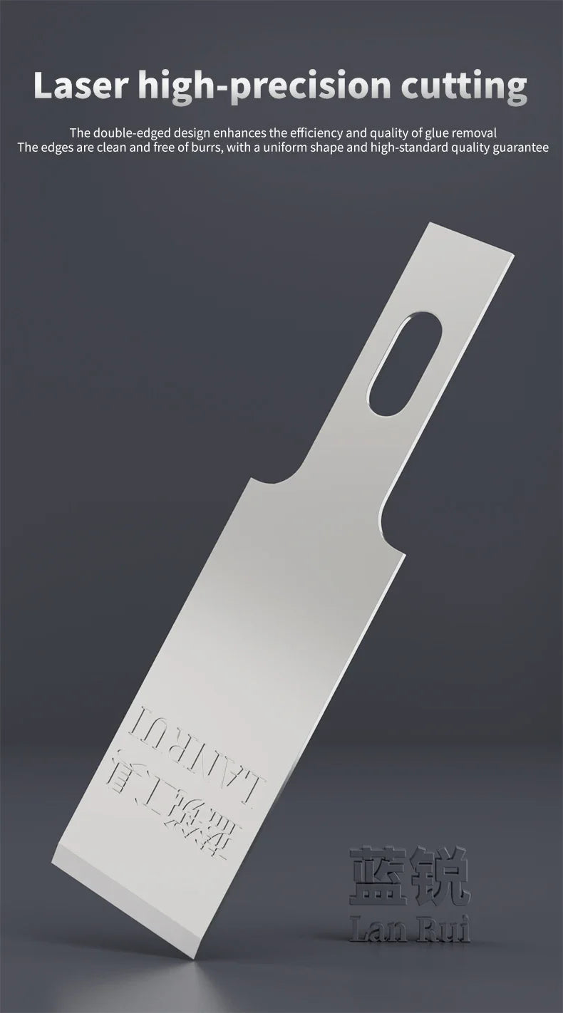 Lanrui 007 High Precision Steel Tools Cold Blade for Mobile Phone Disassembling BGA NAND Chips Lifting PCB IC Glue CPU Vinyl