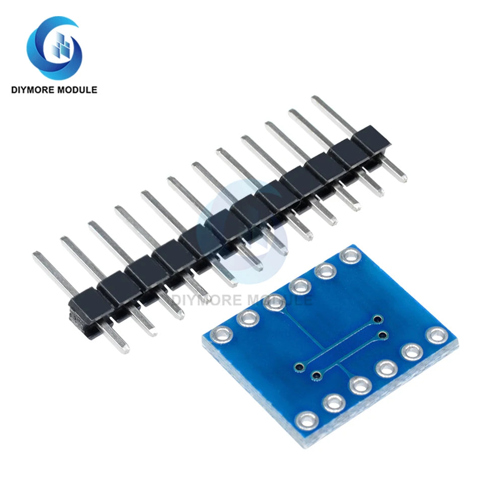 5pcs 2-way Level Conversion Sensor Module IIC I2C UART SPI 3.3V to 5V 5V to 3.3V Logic Level Shifter With Pins