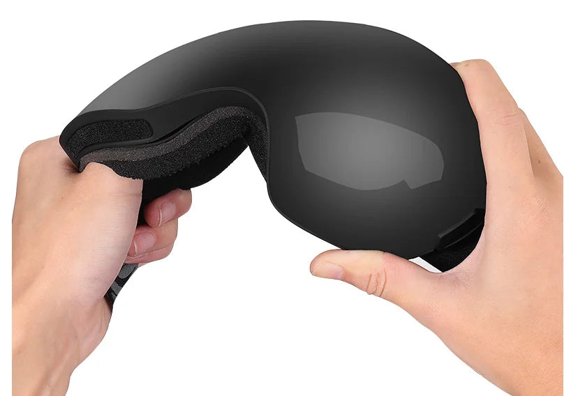 Snowmobile Ski Goggles Double Layers UV400 Anti fog Big Ski Glasses Skiing Snow Men Women Snowboard Goggles