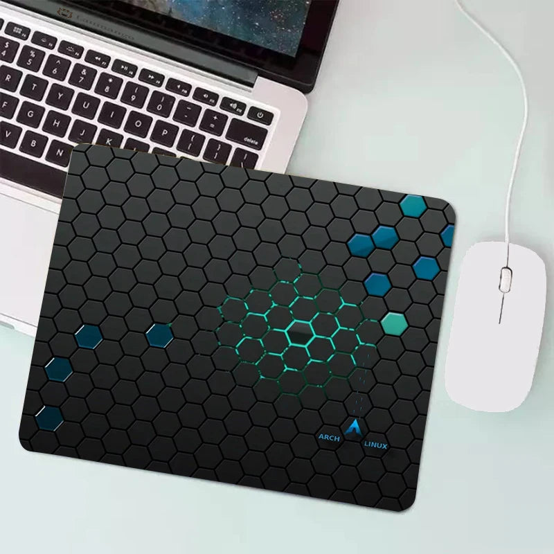 Anime Hexagonal Honeycomb Mouse Pad Gaming Accessories Gabinete PC Gamer Computer Keyboard Desk Mat Rubber Laptop Small Mousepad