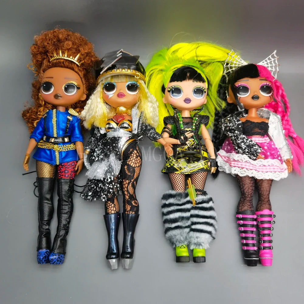 Original 24cm OMG multi-style big sister fashion dressup girl DIY holiday gift doll toy