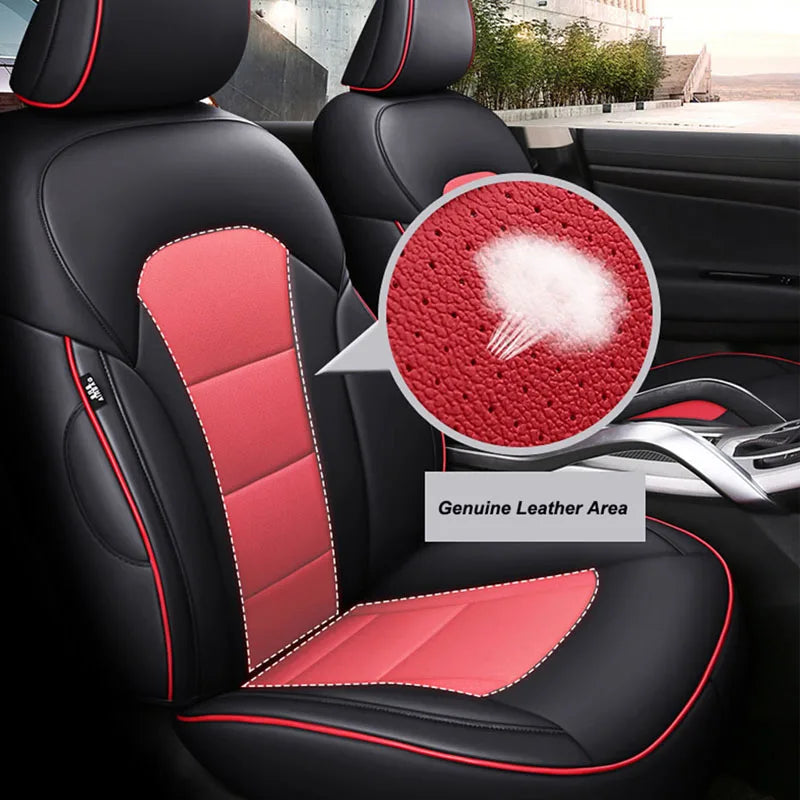 Genuine Leather Custom Auto Car Seat Cover For Mazda 3 BK BL 2010 2006 2015 6 GH GG 2009 CX-5 CX-7 CX3 Interior Accessories
