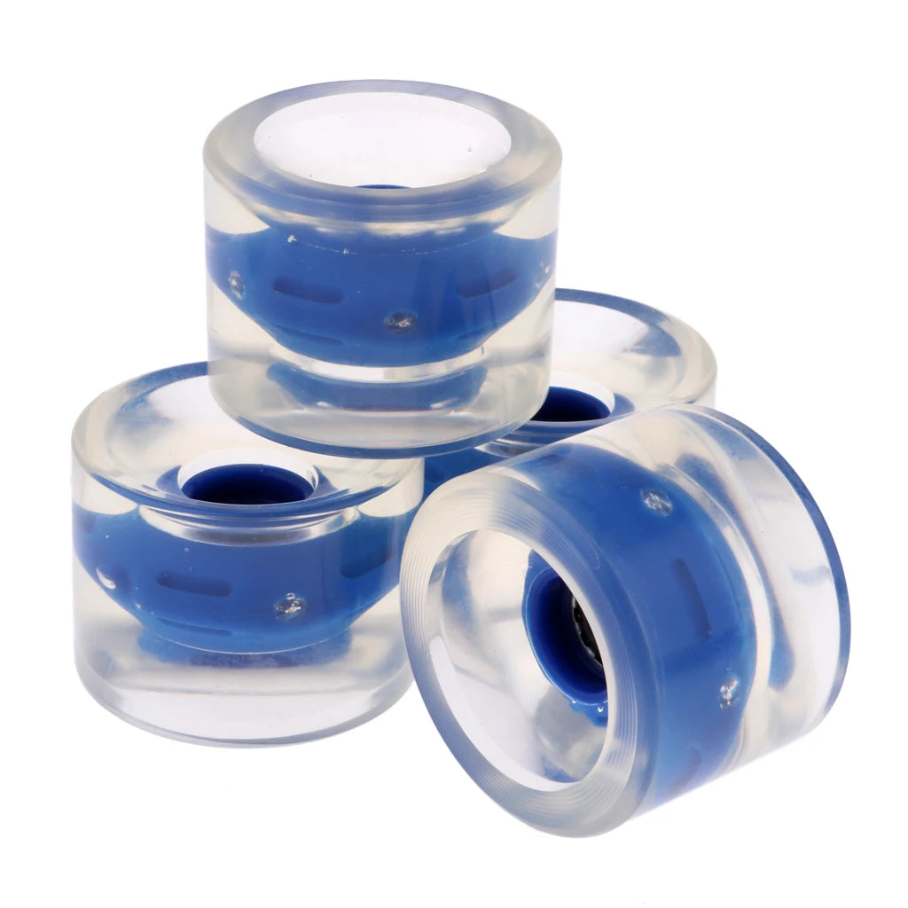 4pcs 70mm Light Up Skateboard Longboard Wheels Glow At Night 78A for Skateboards Accessories Spare Parts