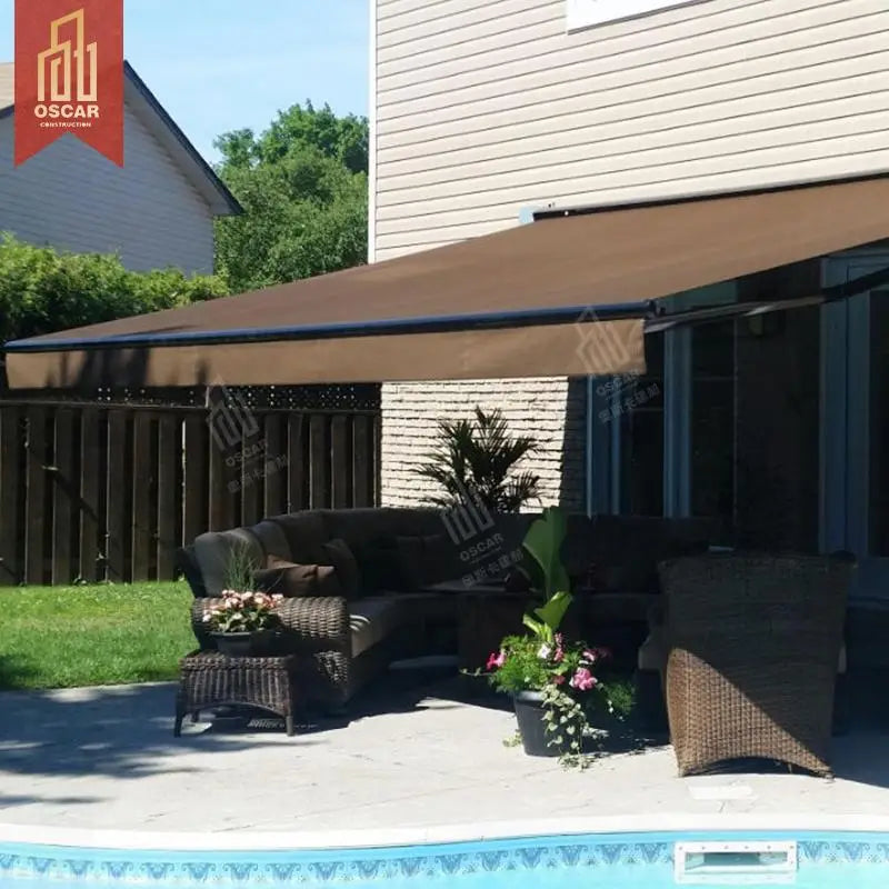 Retractable Shade Outdoor S Canopies Adjustable Foldable Patio Garden Yard Waterproof Uv Protection Awning