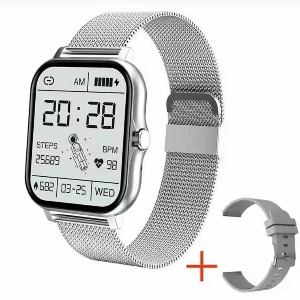 Y13 C20 PRO Waterproof BT Call Customize Watch Hot Selling Rectangle Fashion Smartwatch Face Relojes Smart Watch 2025
