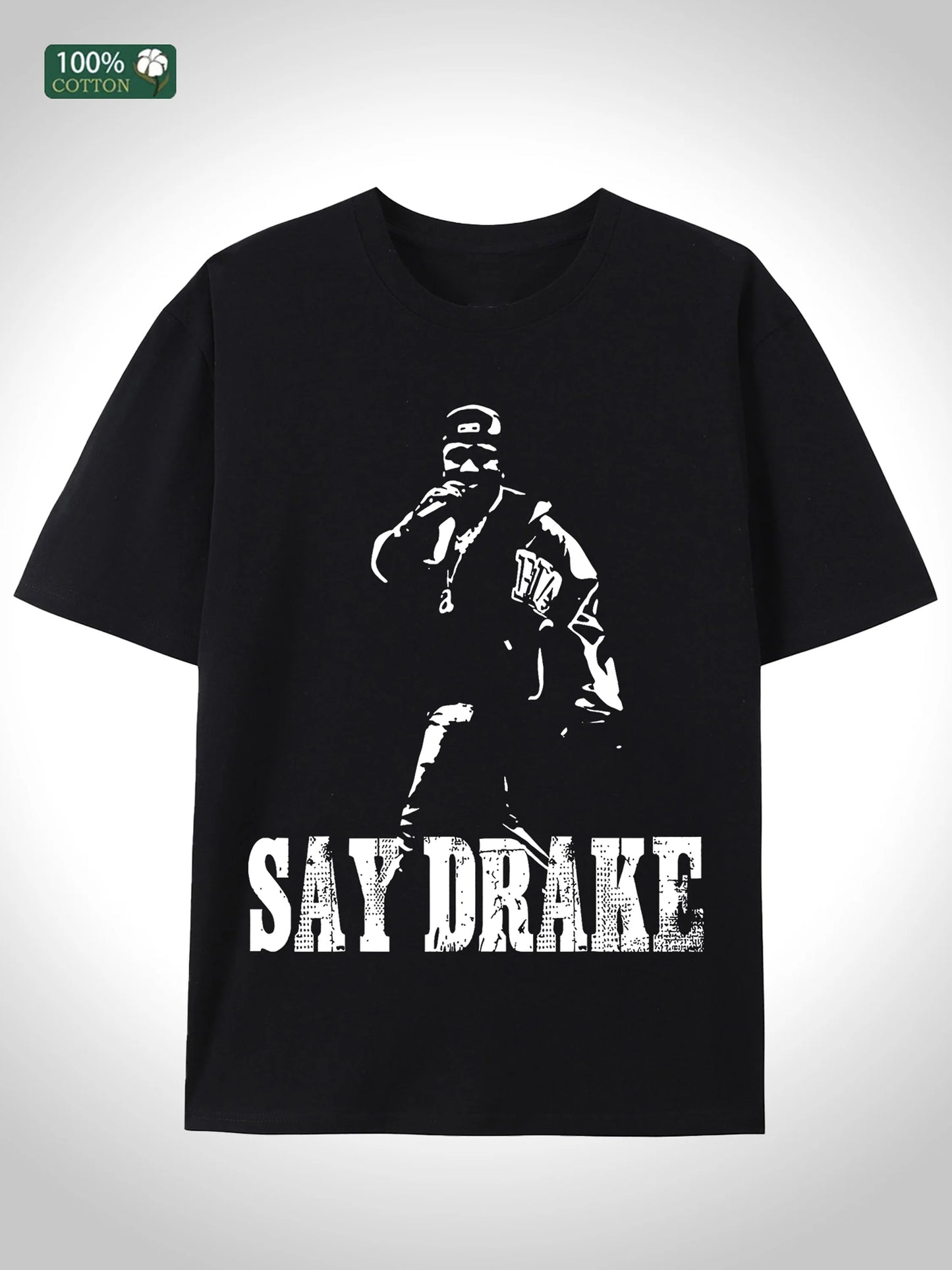 Breathable Oversize Mens Tee Pure Cotton Washed Fabric 2025 Summer USA Warehouse