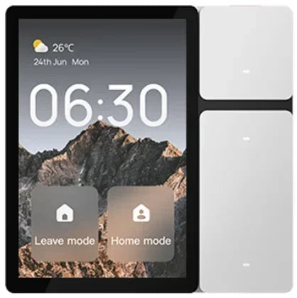 MOES Tuya WiFi 3.5-inch Full HD Smart Control Panel Screen 3 Relays 3 Physical Buttons OLED Android ABS Built-in IR Remote
