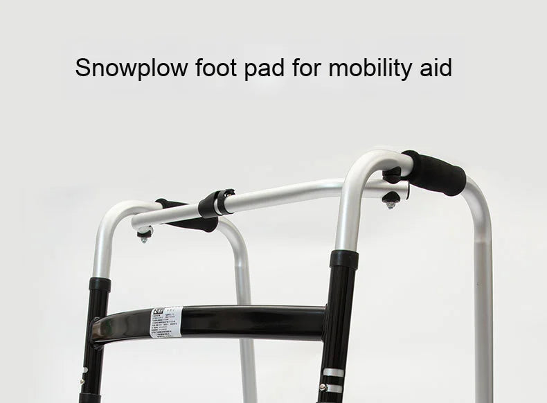 Elderly Walker Rubber Foot Pads Disabled Post-Surgery Sled Foot Pads Cross-Border elderly Rehabilitation Therapy Supplies