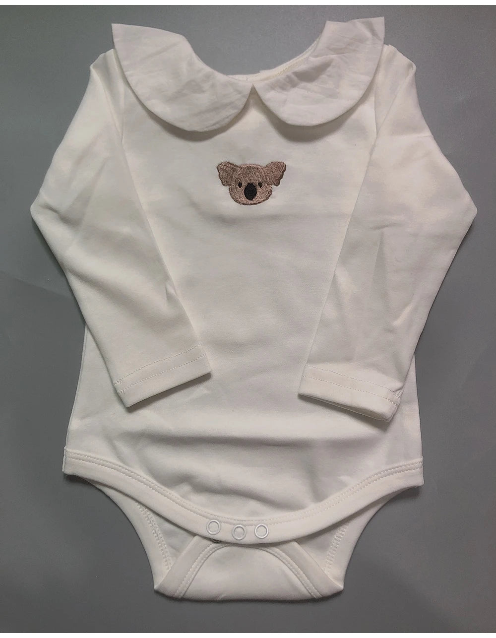 Summer Baby Set Long-sleeved Romper Top Shorts Pure Handmade Embroidered Cartoon Animals High-quality Fabric Physical Texture