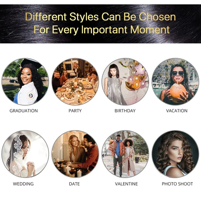 100% Unprocessed Brazilian Virgin Remy Hair Extensions Full Head 8pcs 120G Natural Black Color Straight Human Clip-In System