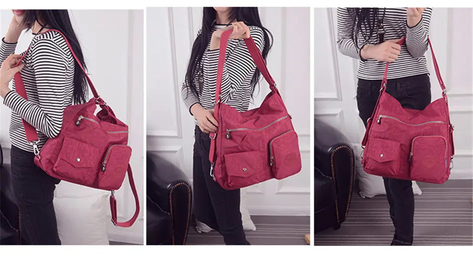 Luxury Handbags Women Bags Designer Waterproof Bylon Cloth Crossbody Bags for Women 2026 Large Capacity Lady Shoulder Bag Tote