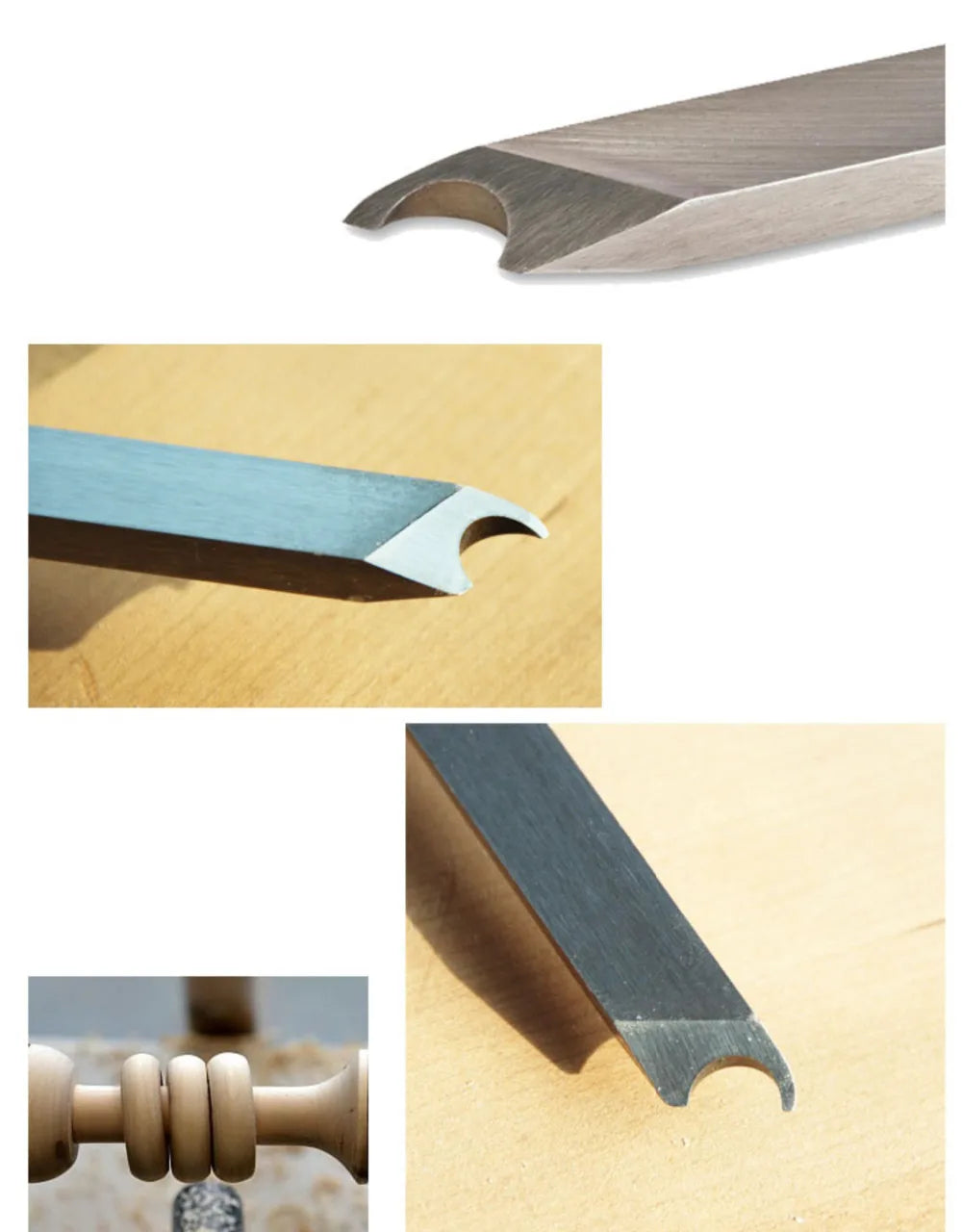 Rotating Woodworking Lathe Gouges Tools HSS Wood Carving Hand Chisel Thimble Knives Set Turning Tools