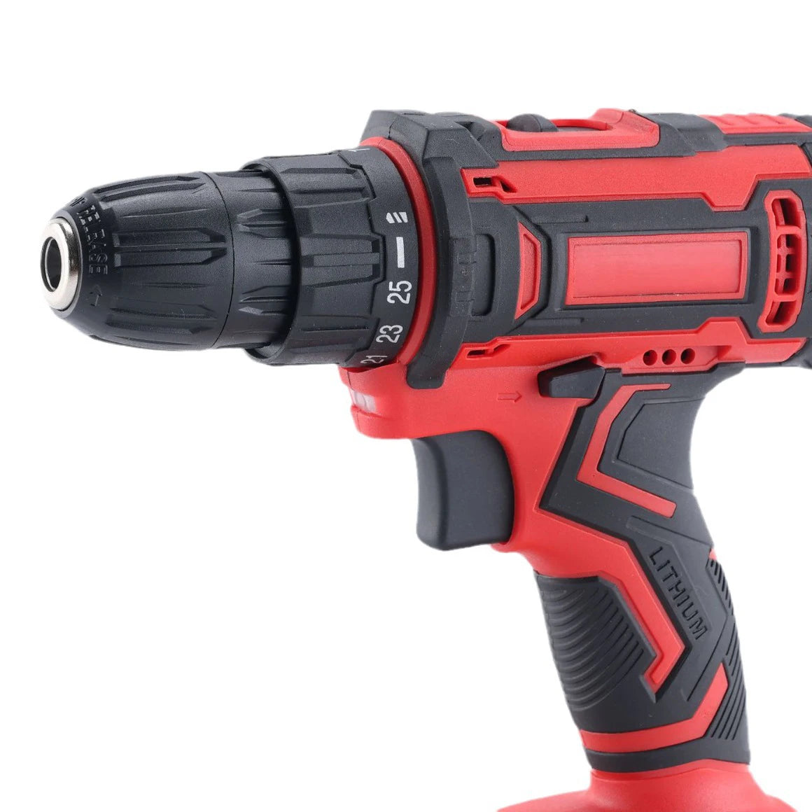 21V Two Speed Drill Set New Model Promotional Multi-Purpose Household Electric Screwdriver Red DIY Hand Drill OEM Customization