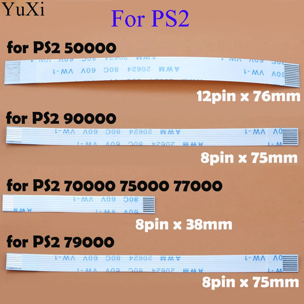 Power Reset Switch Ribbon flex Cable for PS2 30000 5W 90000 For PS3 slim 2000 for PS4 10pin 12pin 14pin Controller Repair Part
