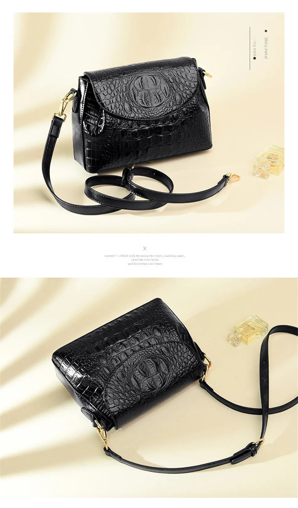 Luxury Brand Handbags For Women 2026 Sac A Main Ladies Crocodile Pattern Leather Crossbody Bags Designer New Shoulder Bag Bolsos