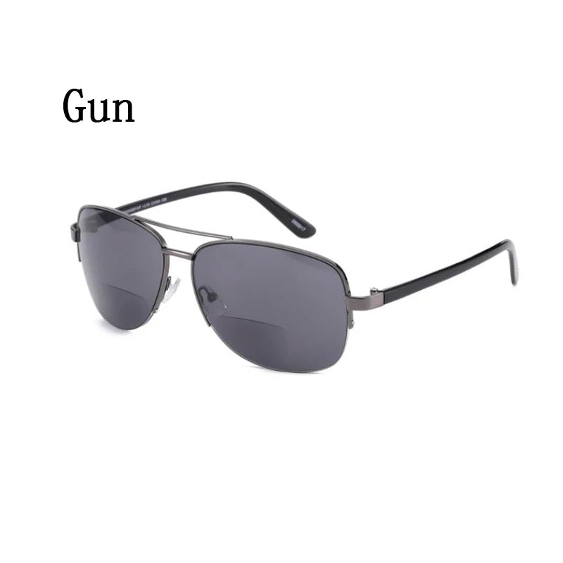Bifocal Pilot Reading Glasses for Women Men | See Near & Far | Farsighted Sunglasses