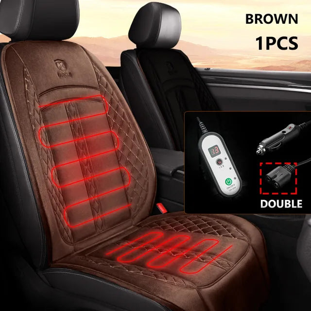 12V/24V Car Seat Heater 120CM Lengthen Heated Car Seat Cover  Warm Car Heating Mat Universal Winter Electric Heated Seat Cushion