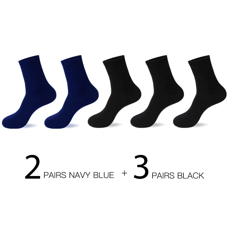 HSS 5pairs/lot High Quality Men Cotton Socks New Casual Business Summer Thin Black Socks Deodorant Breathable Man Long Sock