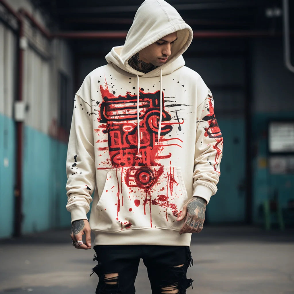 Custom Streetwear Blank Hoodie 350gsm Fleece Heavyweight Cotton Pullover Oversize No Strings s