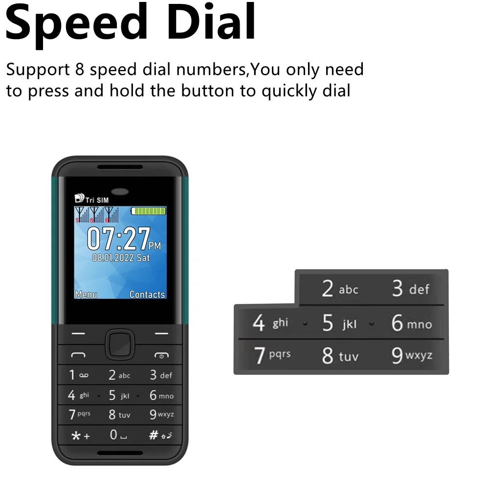 SERVO BM5310 Mini Mobile Phone 3 SIM Standby Speed Dial Call Recorder Magic Voice Bluetooth Dialer FM 2G Super Small Cellphones