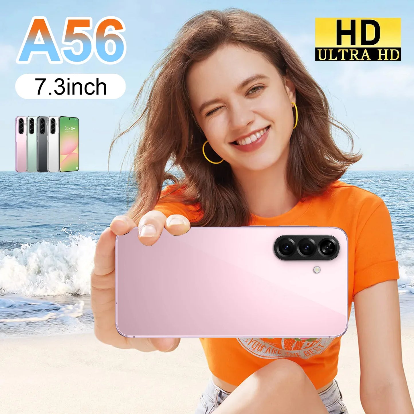 Original Phone A56 ultra Smartphone A56 8gb + 256gb 5g Dual Sim Mobile Phone 5g Smartphone
