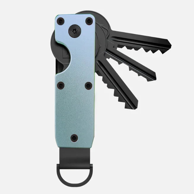 Key Organizer Compact Holder Metal Secures Key Chain Key Case Holder Keychain