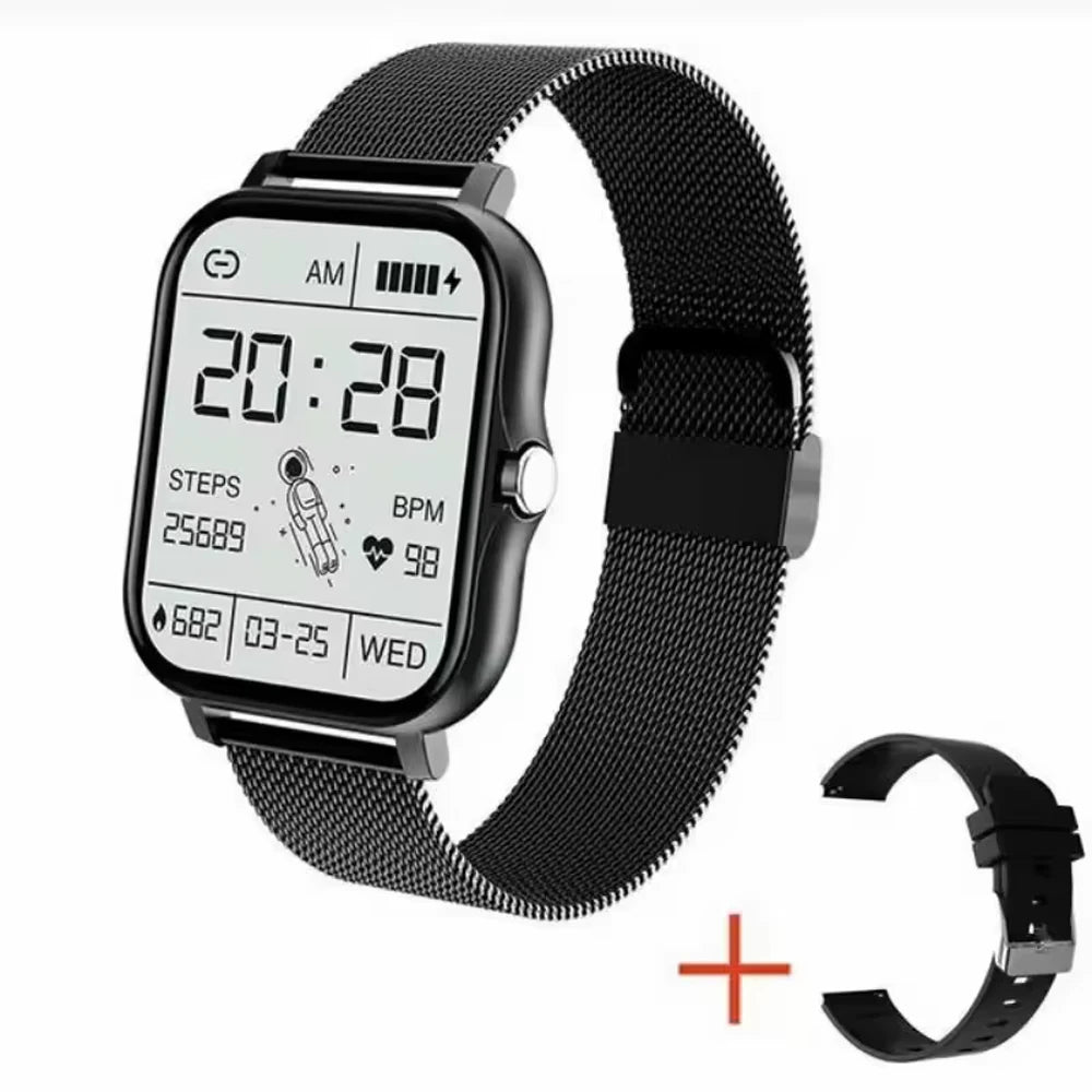 Y13 C20 PRO Waterproof BT Call Customize Watch Hot Selling Rectangle Fashion Smartwatch Face Relojes Smart Watch 2025