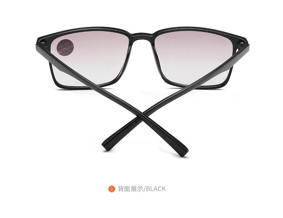 Intelligent Multifocal progressive reading glasses for men women near and dual-use automatic adjustment Eyewear +100 +150 +200