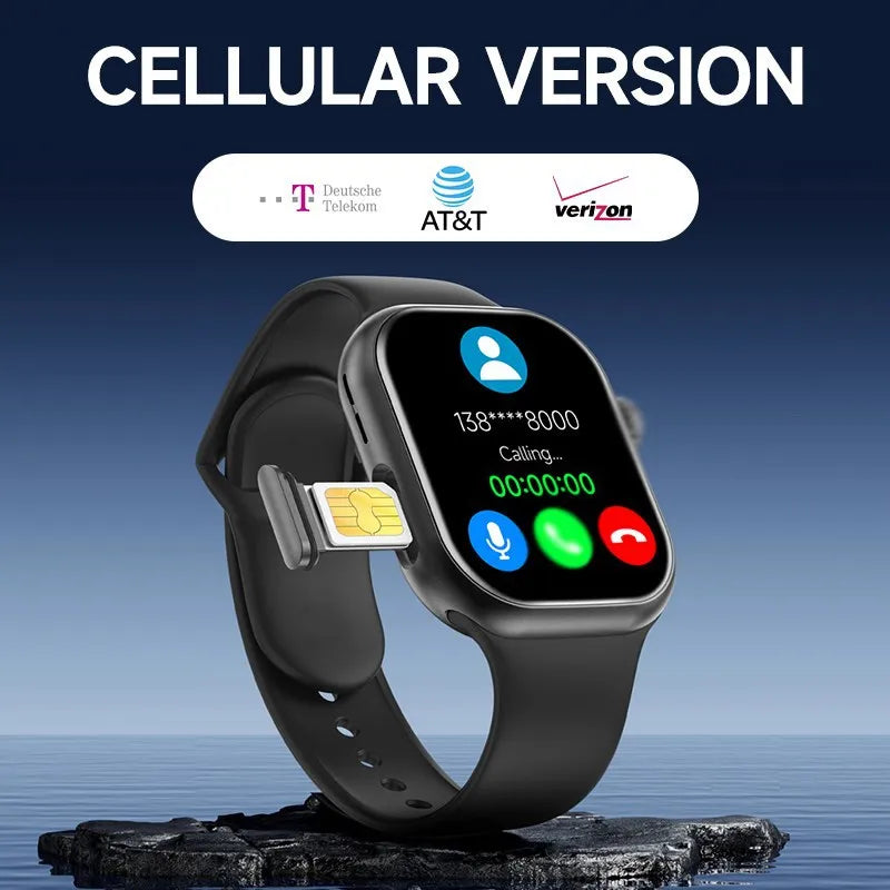 2026 Smart Watch Camera BT Call Heart Rate Fitness Tracker Waterproof iOS Android