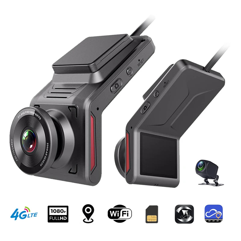 Factory 4G Car DVR with Night Vision GPS Navigation Dual Dash Cam 1080P Resolution IPS Screen RAM Make 1-Year Warranty