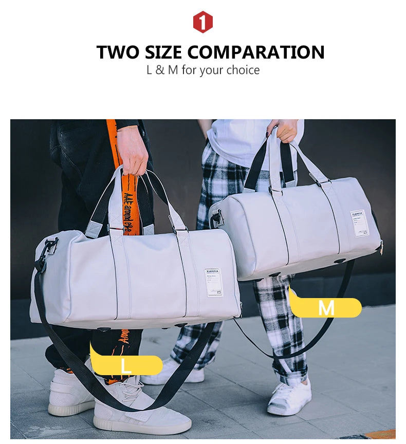 Gym Bag Leather Sports Bags Big Big Men Training Tas for Shoes Lady Fitness Yoga Travel Luggage Shoulder Sac De Sport travel bag