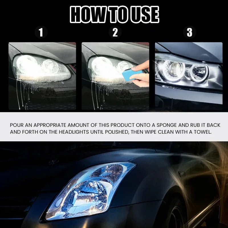 Automotive headlight repair polishing solution Automotive headlight scratch repair renovation maintenance brightening coating po