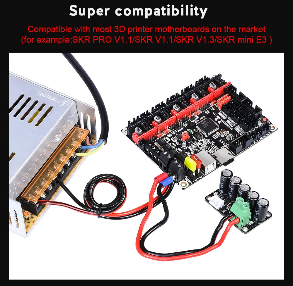 BIGTREETECH UPS 24V V1.0 Module Resume Printing Power Off Module Sensor For Octopus Pro SKR MINI E3 SKR Pro 3D Printer Parts