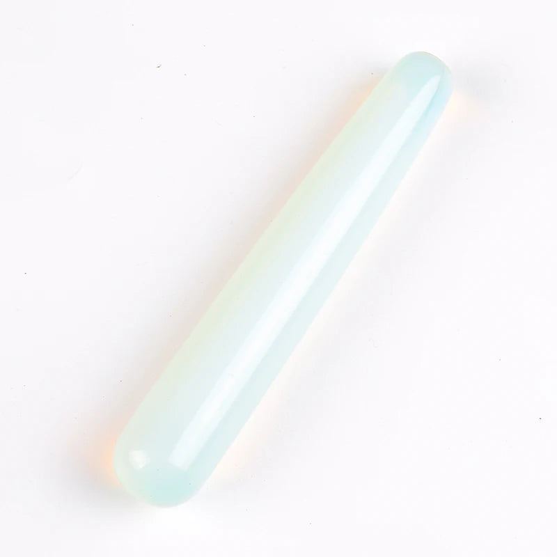 Wholesale Massage Wand Yoni Natural Crystal Mineral Quartz Acupoint Pen Face Care Tool Relax Body Beauty Health Massagestick