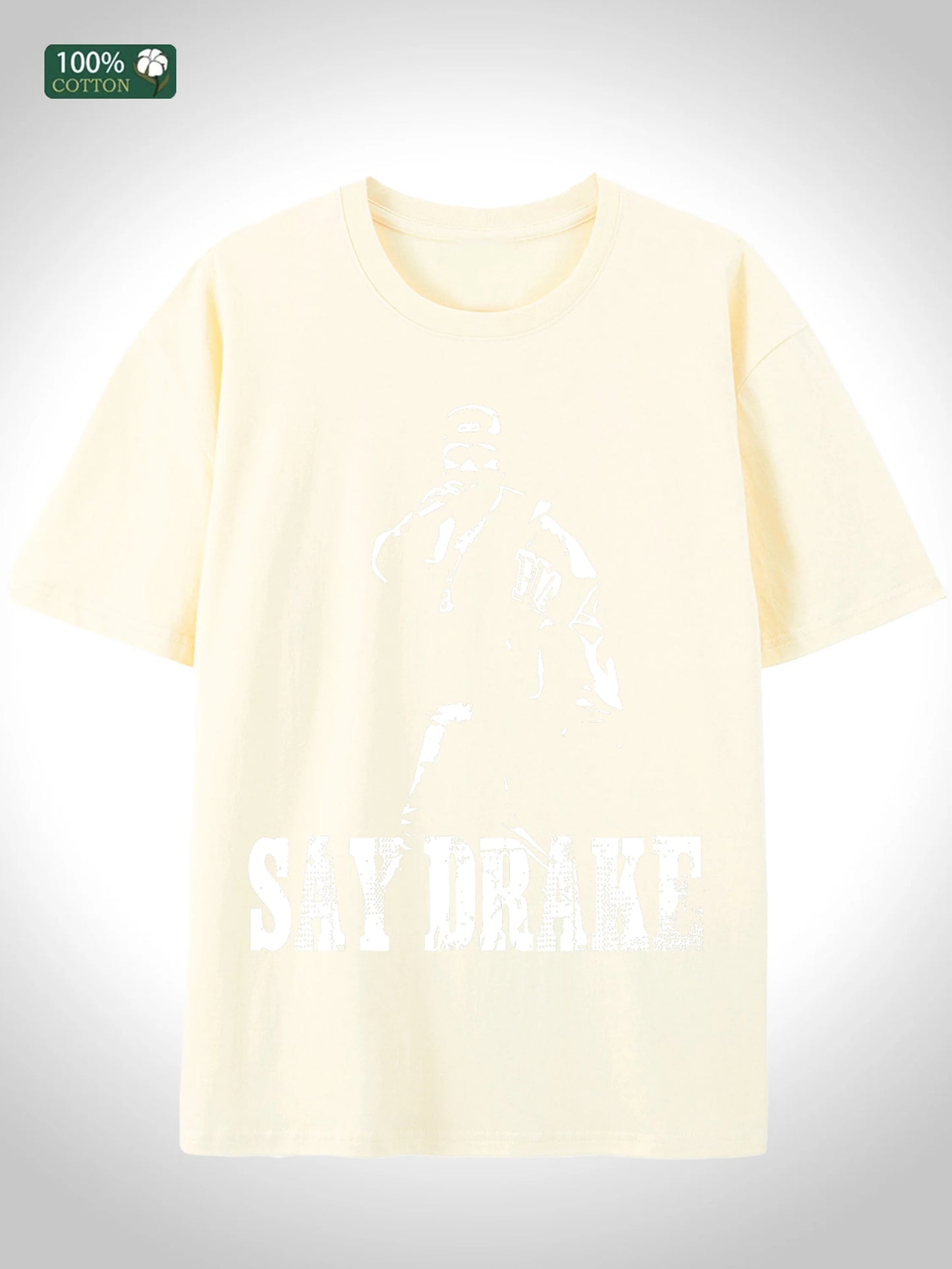 Breathable Oversize Mens Tee Pure Cotton Washed Fabric 2025 Summer USA Warehouse