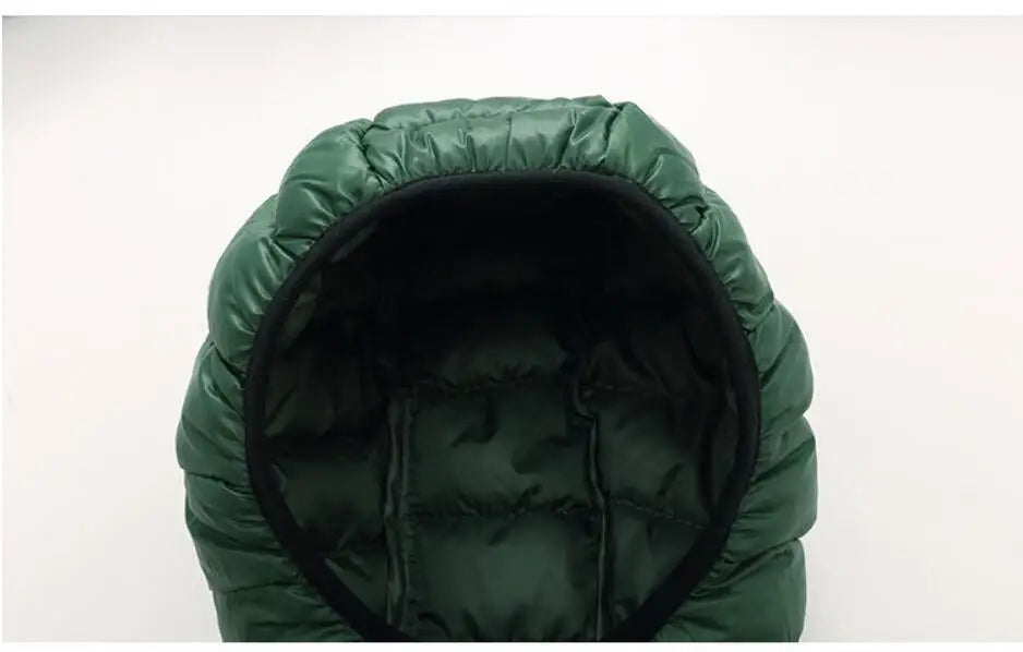 Girls Light Down Cotton Jacket Baby Boys Snowsuit Jackets Autumn Children Clothing 2-8 Years Fashion Kids Hooded Outerwear Coats