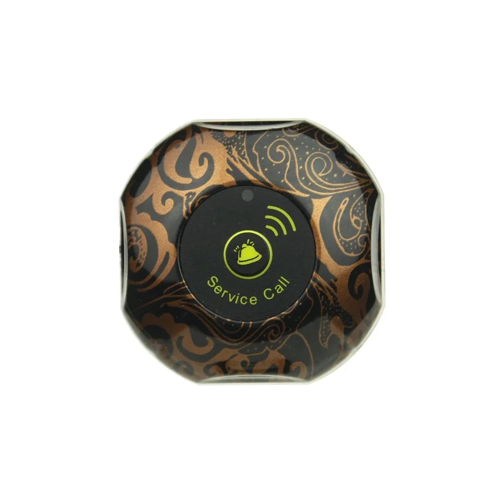 20 Call Button 2 Watch Pager Receiver for Restaurant Cafe Bar Wireless Service Call Bell Guest Calling System Pager