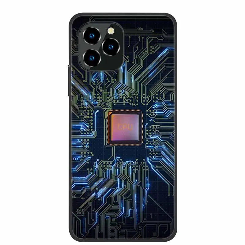 For Oukitel C21 Pro Case Luxury Silicone TPU Soft Cover Phone Case For C 21 pro coque Shockproof Protector Cartoon Capa Funda
