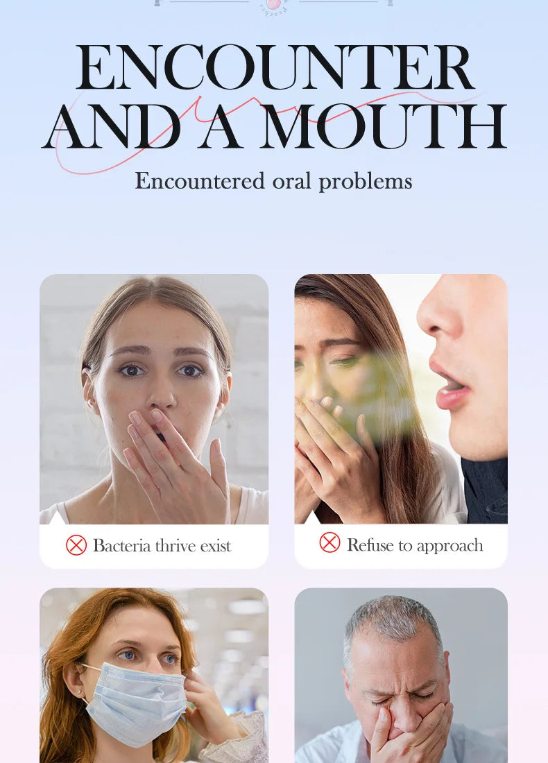 Peach Mint Lemon Fresh Breath Mouth Spray Fresh Breath Mild Remove Bad Breath Bring a Cool and Comfortable Experience