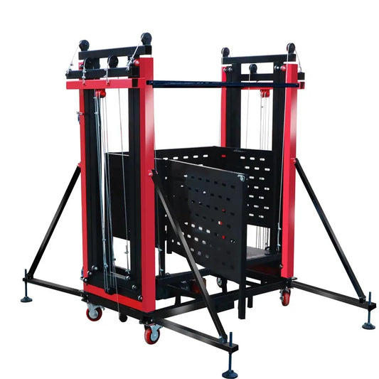 8m 800KG  Mobile Automatic Electric Scaffolding Small Lifting Platform for Construction