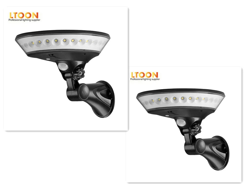 360 degree lighting outdoor solar light PIR motion sensor solar garden light energy saving street lamp wall lamp Three modes