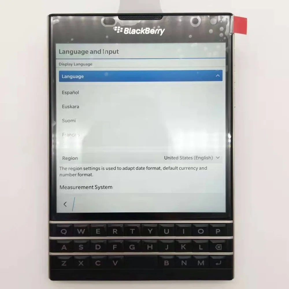 Blackberry Passport Q30 Q30-1 Q30-3 Refurbished-Quad Core LTE 3GB RAM 32GB ROM 13.0MP BlackBerry OS Cell Phone Good Condition