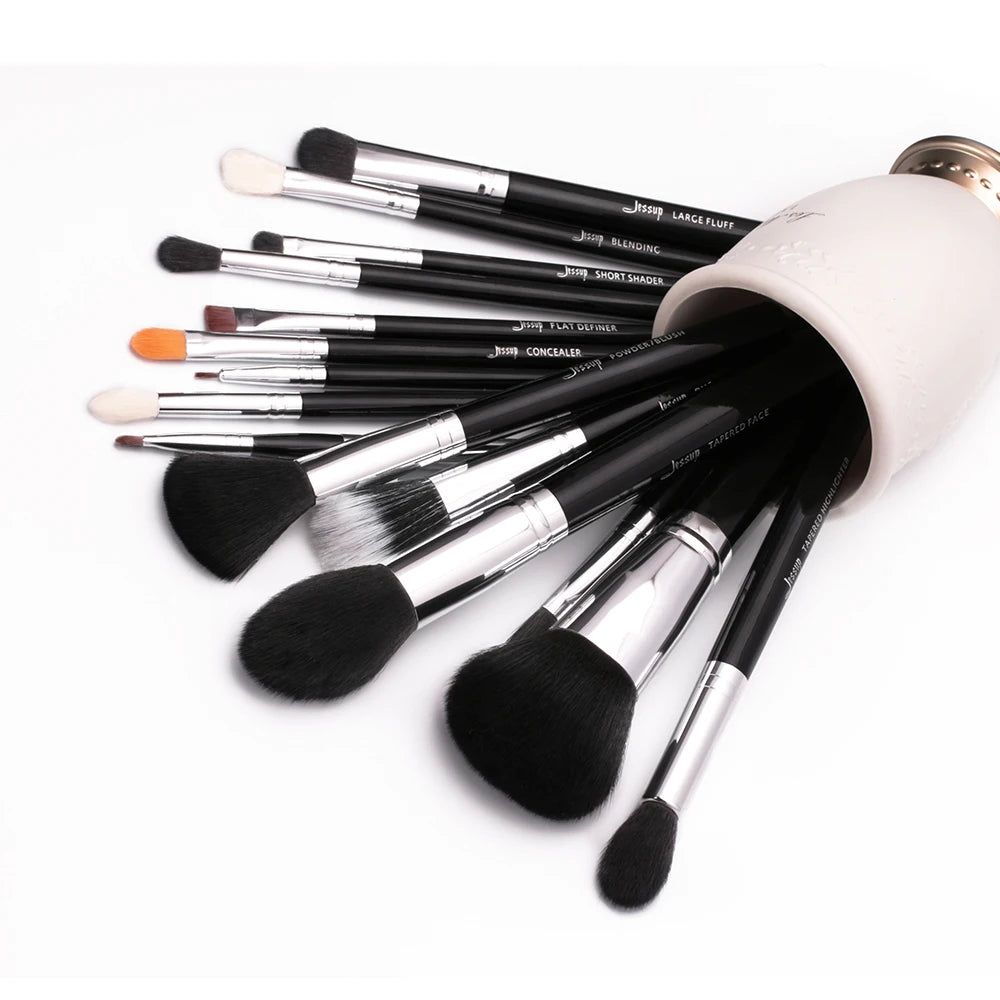 Jessup Makeup Brushes Set 15pcs Synthetic Hair pincel maquiagem Foundation Powder Eyeshadow Eyeliner Blending Cosmetic Tool T092