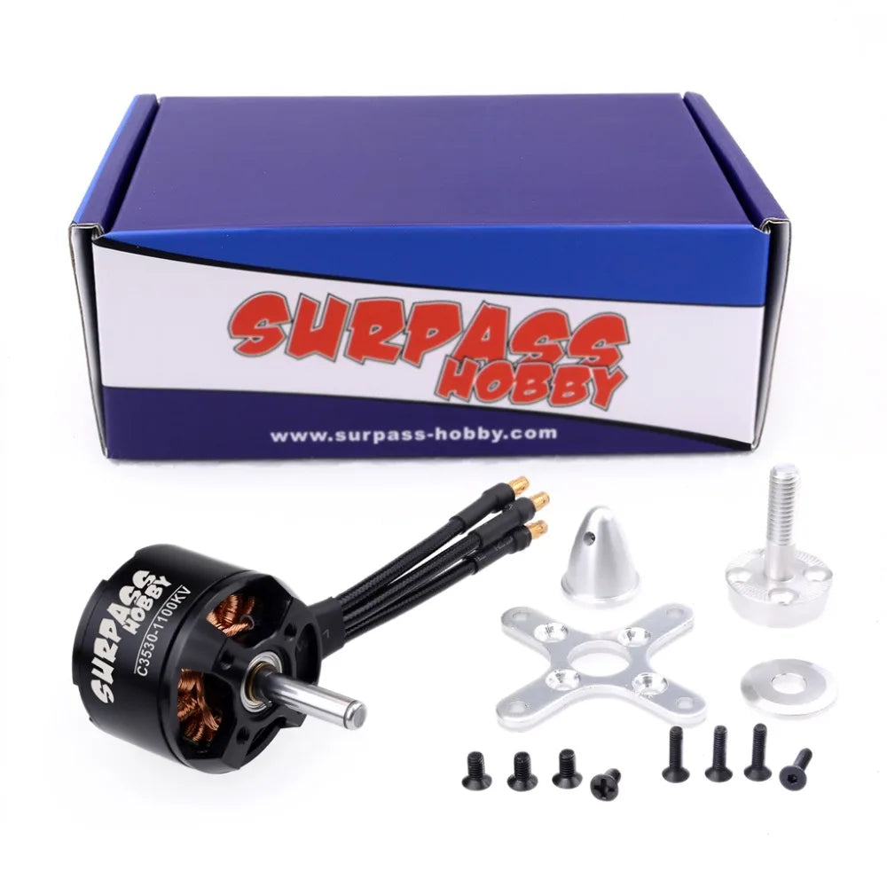 SURPASS HOBBY C3530 C3536 C3542 C3548 Brushless Motor 14Pole Motor with Accessories for Aircraft Multicopter RC Plane Helicopter