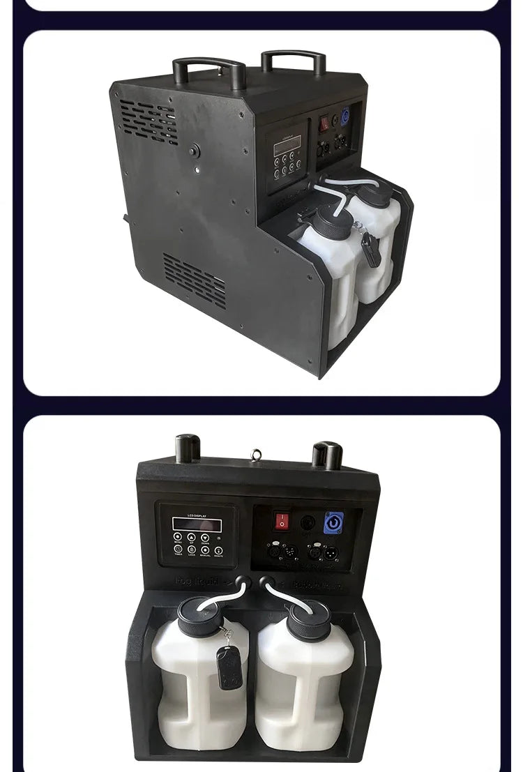 Special Performance Large Wedding Props Bar Bubble Blowing Machine Four-Hole LED Smoke DMX512 Control Mode Moving Head Lights