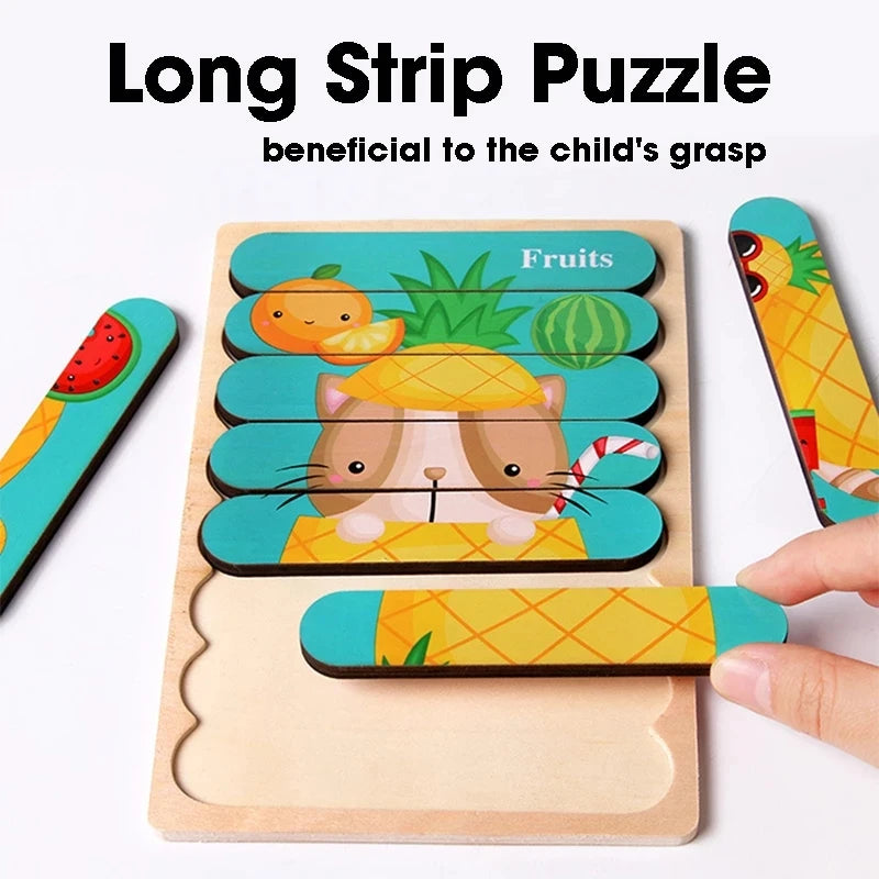 Baby Montessori Toys For Kids 2 to 4 Years Old Learning Educational Toys Children Magnetic Maze Busy Board Wooden Puzzle Game
