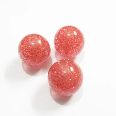 Wholesale 12mm 480pcs/bag ,16mm 200pcs/bag ,20mm  100pcs/bag Chunky Round Glitter Beads/DIY  Jewelry Finding/Hand Made Beads