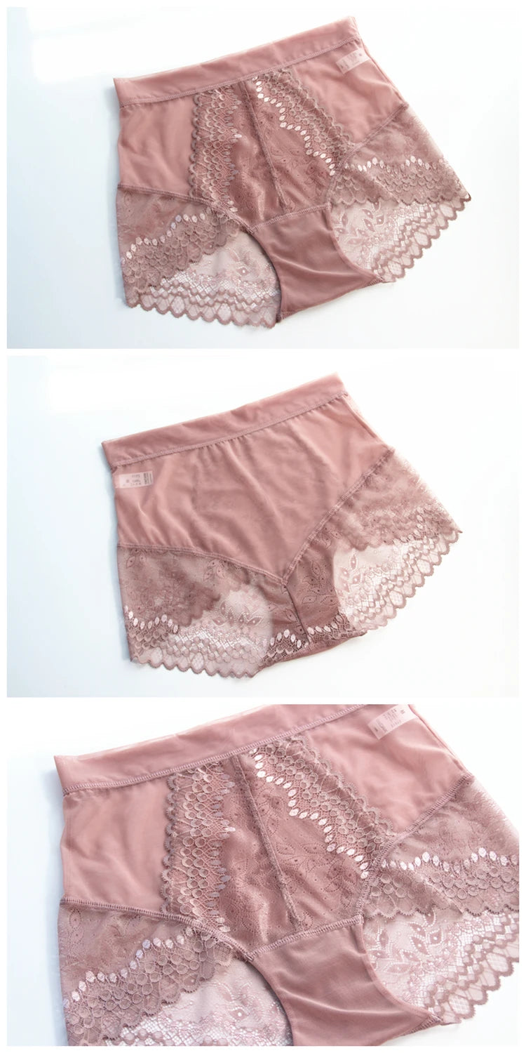 Women's Shorts Sexy Panties Intimate High-Rise Briefs Lace Japanese Underwear Female Lingerie Underwear Transparent Exciting