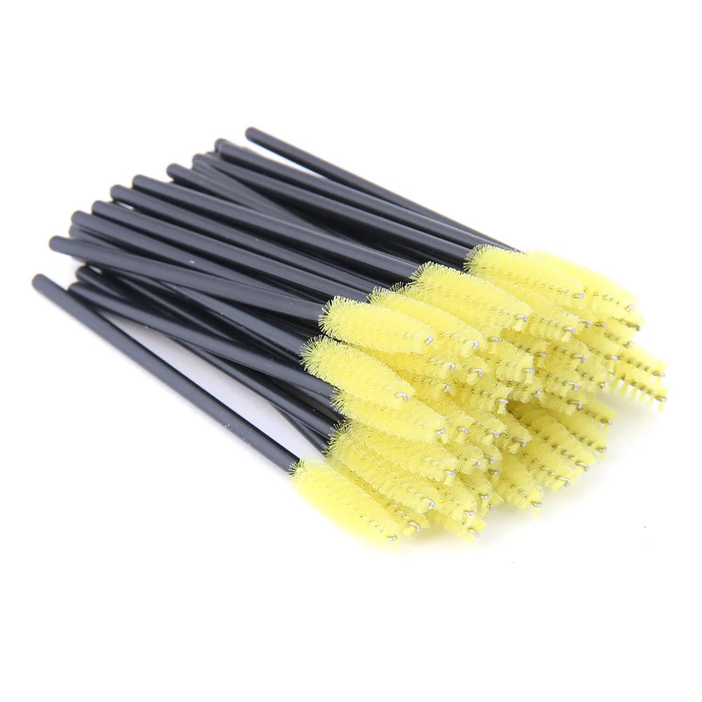 500pcs Eyelash Brushes Spoolies Micro Lash Mascara Wands Combs Wholesale Makeup brush wholesale For Eyelash Extension Makeup